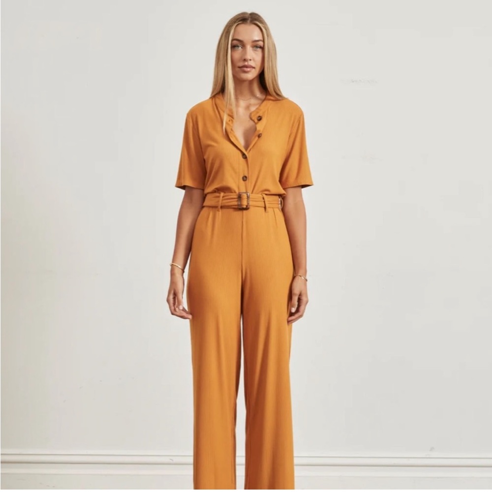 Yellow jumpsuit